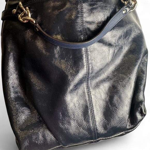 Coach Y2K Navy Blue Brooke Hobo Shoulder Bag Purse F17165 - Picture 10 of 13